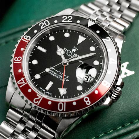 rolex gmt cocacola|rolex gmt 16710 coke value.